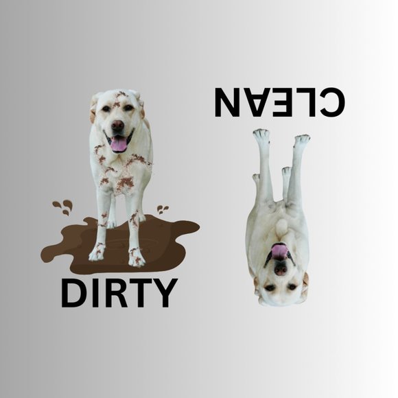 LABRADOR RETRIEVER Clean Dirty Dishwasher Flexible Magnet - Picture 1 of 1